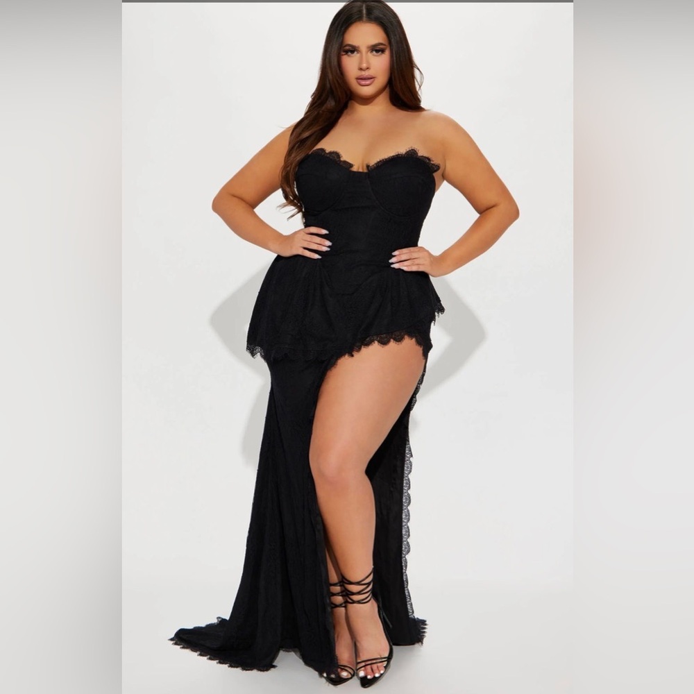 Long black dress